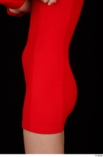 Kyoko clothing red dress standing whole body 0041.jpg